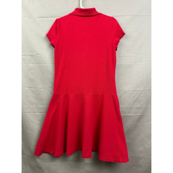 The Children's Place Girls Red Polo Uniform Dress, Size M (7/8) - Picture 3 of 5